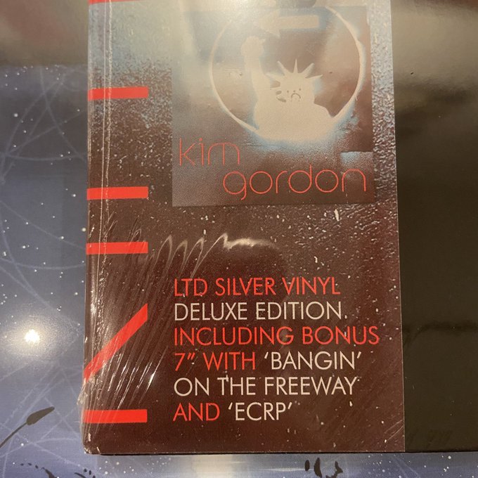 KIM GORDON / The Collective  LP+7" (SILVER)