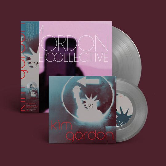 KIM GORDON / The Collective  LP+7" (SILVER)