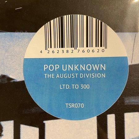 POP UNKNOWN / The August Division  LP(BLUE)