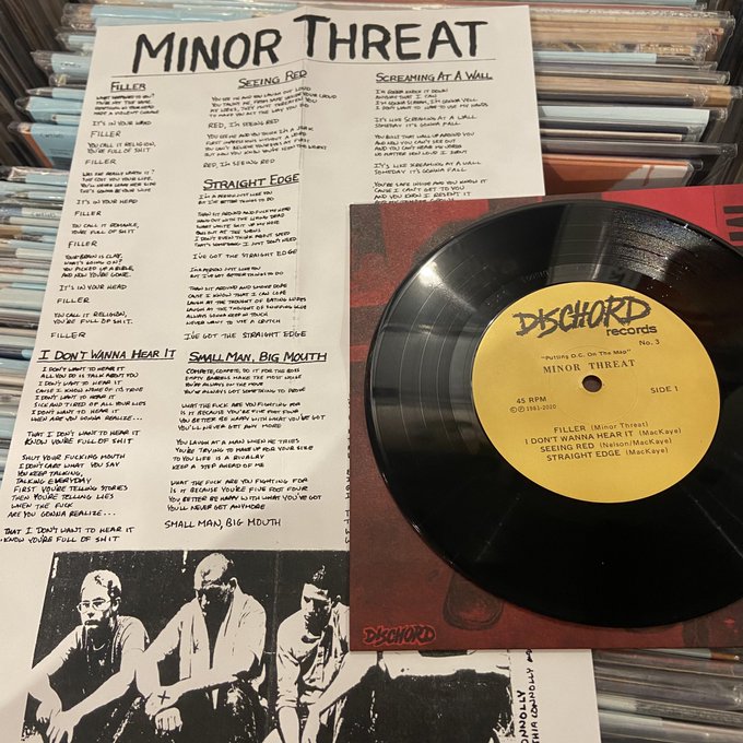 MINOR THREAT / Minor Threat  7"