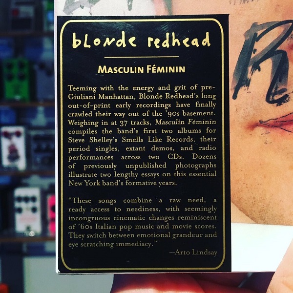 BLONDE REDHEAD / Masculin Feminin  2xCD