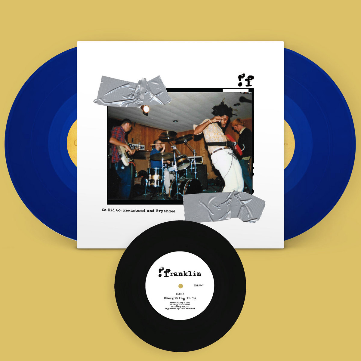 FRANKLIN / Go Kid Go - Remastered & Expanded 2xLP(BLUE)+7"