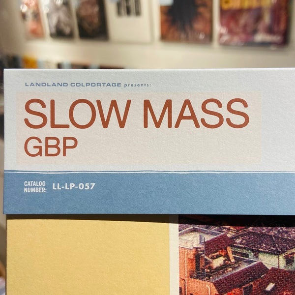 SLOW MASS / GBP 12" (SAHARA COLOR JACKET/BLACK CLOUD CLEAR VINYL)+DL COUPON