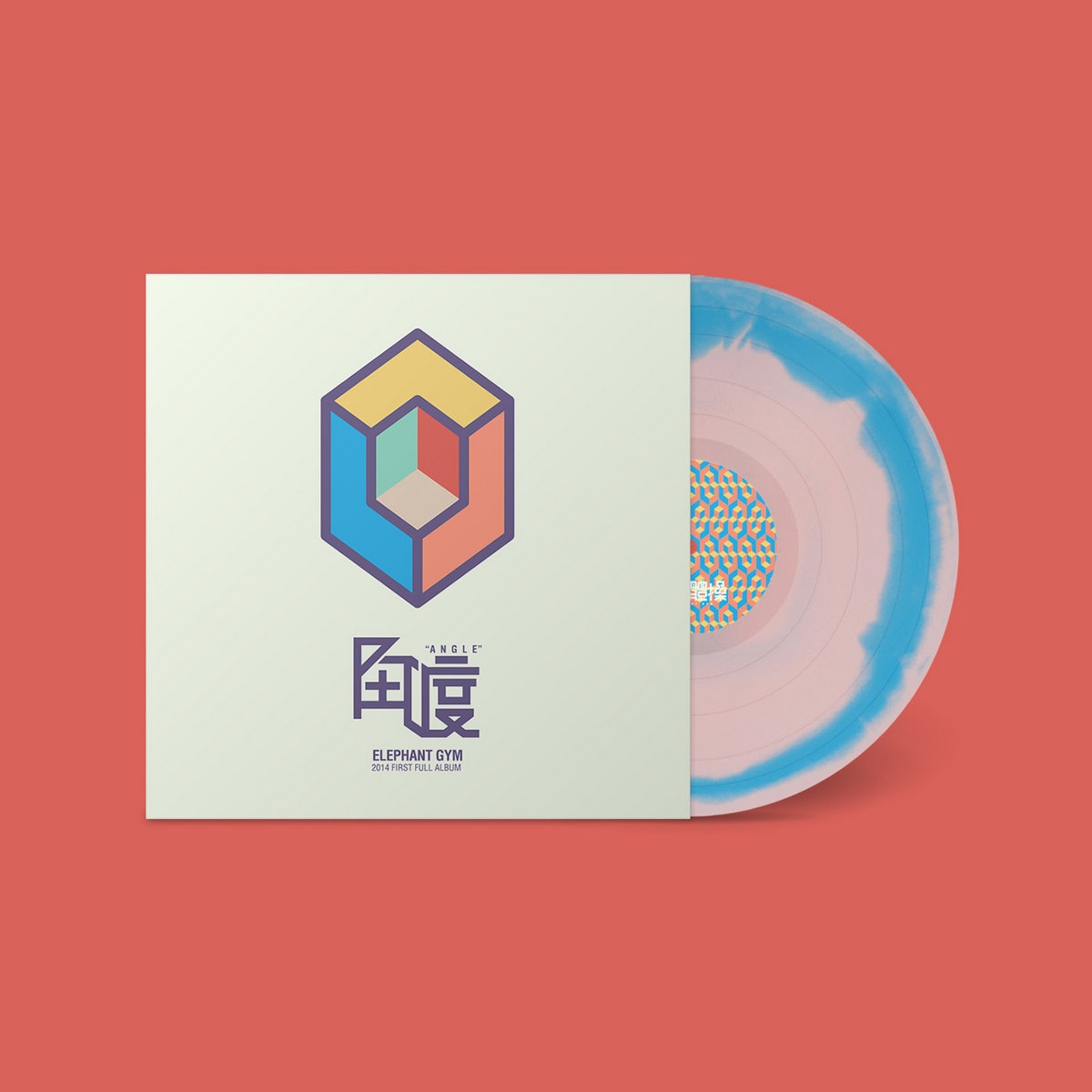 ELEPHANT GYM / Angle LP (PINK & SKY BLUE)