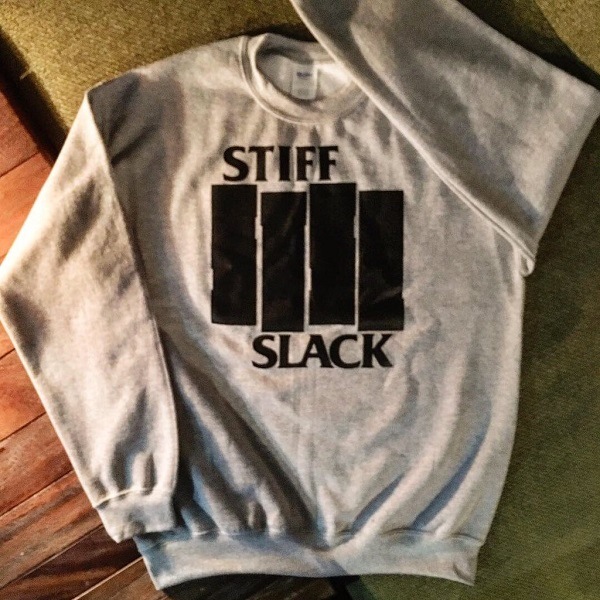 STIFFSLACK / Love To BLACK FLAG Sweat (GRAY)