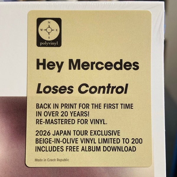HEY MERCEDES / Loses Control (Japan Exclusive) LP(OLIVE)��MP3