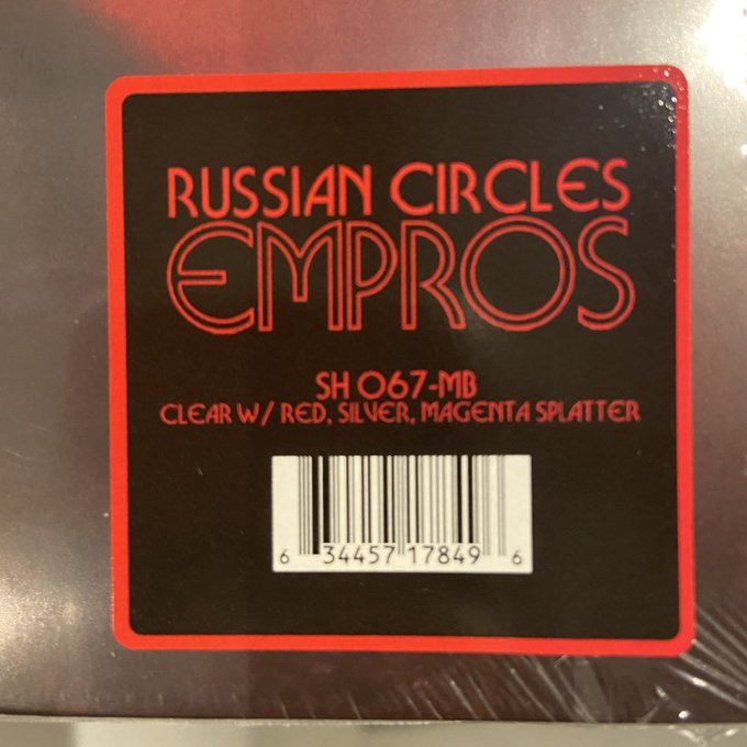 RUSSIAN CIRCLES / Empros  LP(SPLATTER)