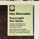 HEY MERCEDES / Everynight Fire Works (Japan Exclusive) 2xLP(GREEN)+MP3