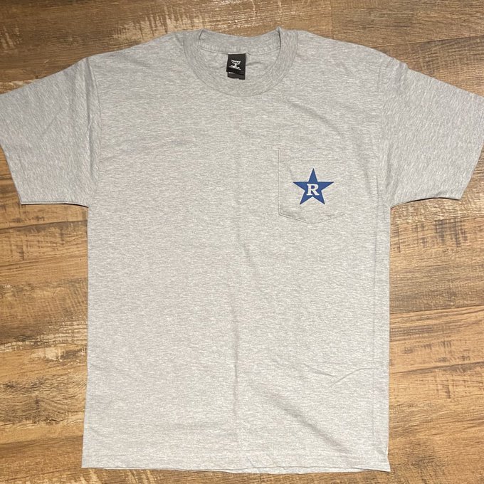 REVELATION / Logo Pocket T-SHIRTS (GRAY/BLUE)