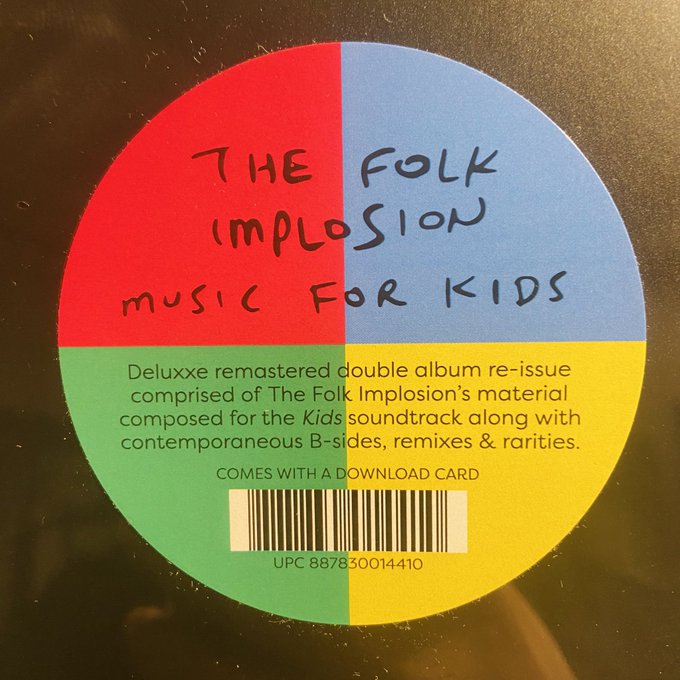 THE FOLK IMPLOSION / Music For KIDS 2xLP