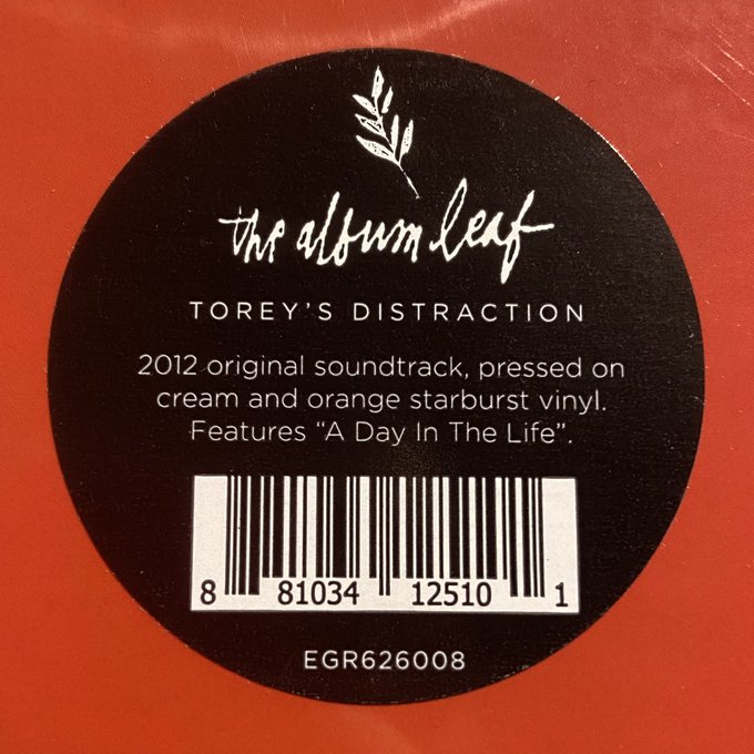 THE ALBUM LEAF / Torey's Distraction LP(CRAM/ORANGE)