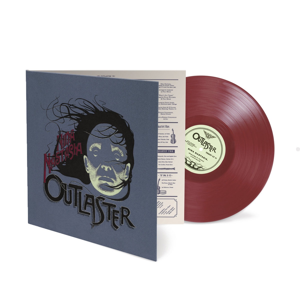 NINA NASTASIA / Outlaster LP(BURGUNDY)