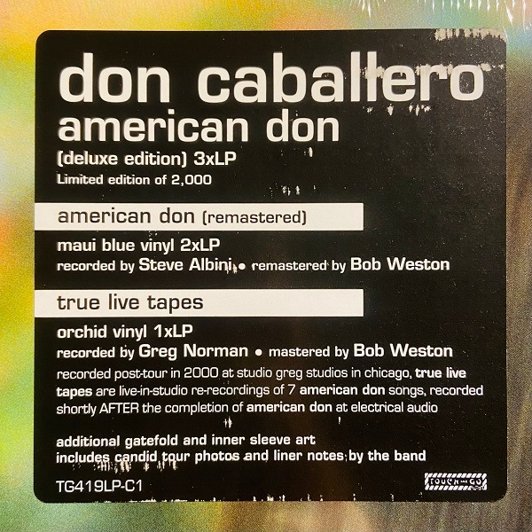 DON CABALLERO / American Don (Deluxe Edition) 3xLP