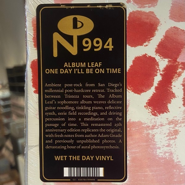 THE ALBUM LEAF / One Day I'll Be On Time - 25th Anniversary Edition 2xLP(CLEAR)