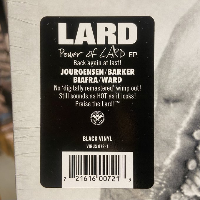 LARD / Power Of Lard 12"