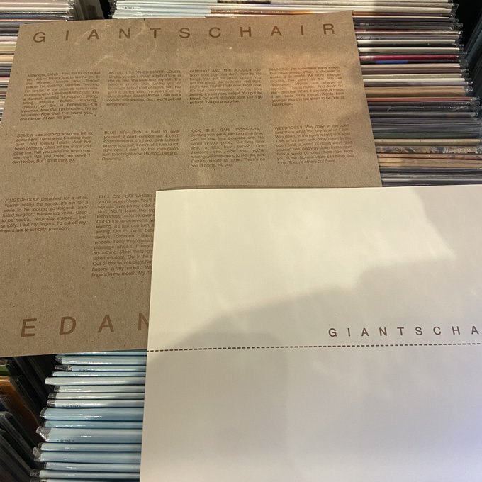 GIANTS CHAIR / Red And Clear  LP(SILVER)