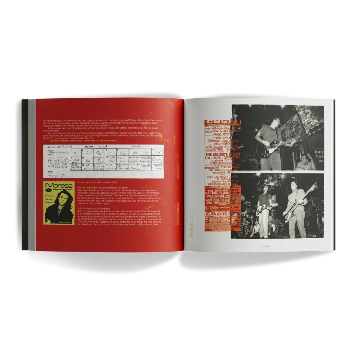 QUICKSAND / Slip LP(DELUXE BOOK/YELLOW+RED)
