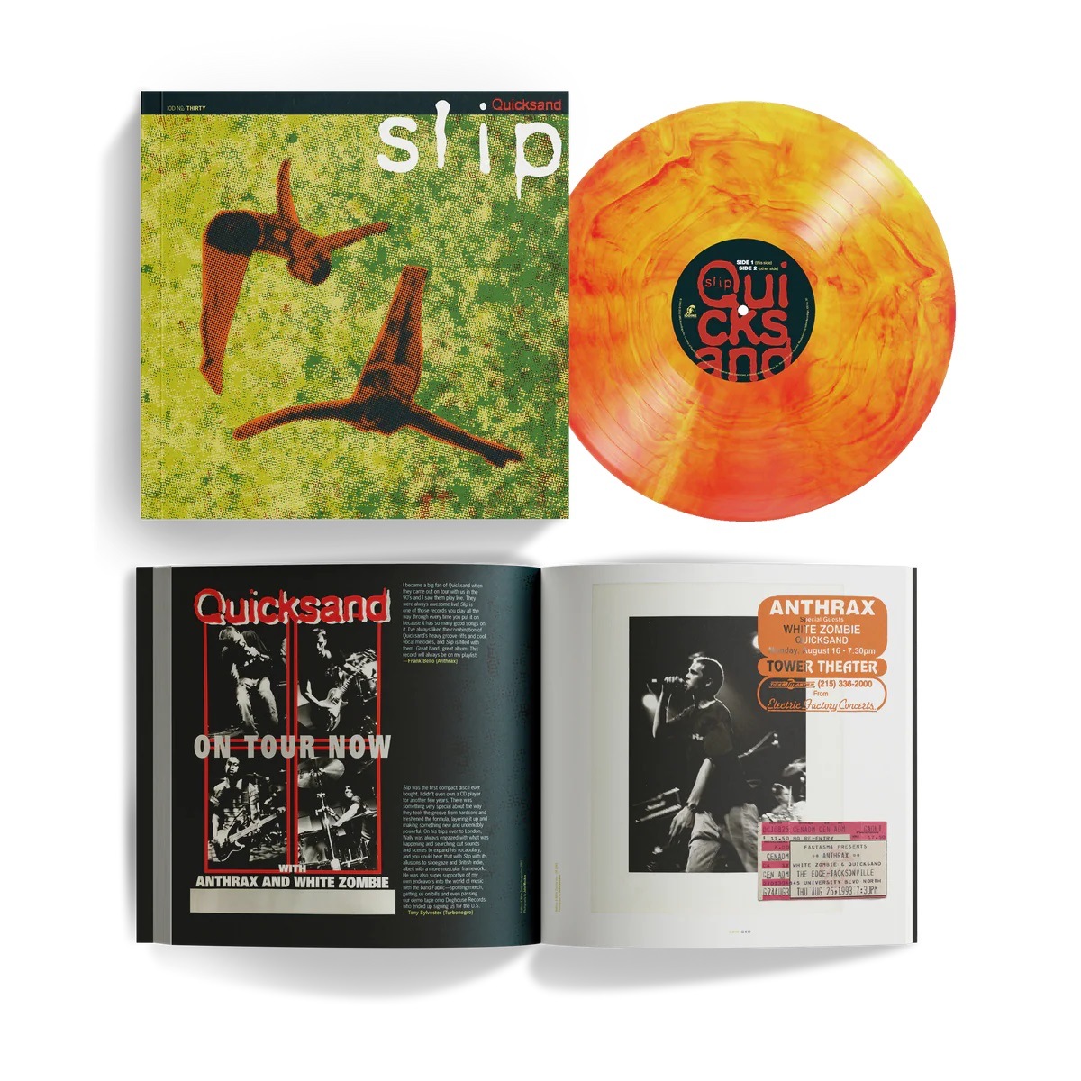 QUICKSAND / Slip LP(DELUXE BOOK/YELLOW+RED)