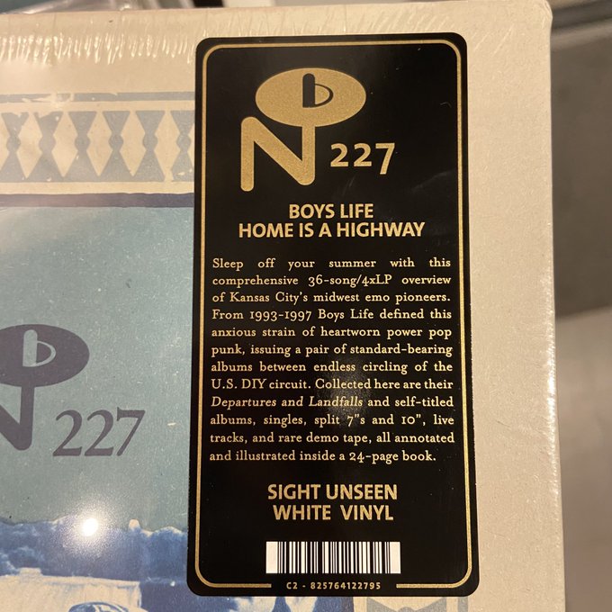 BOYS LIFE / Home Is A Highway 4xLP BOX