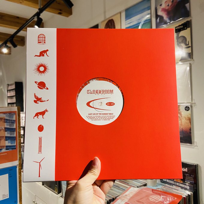 CLOAKROOM / Last Leg Of The Human Table  LP(SPLATTER)