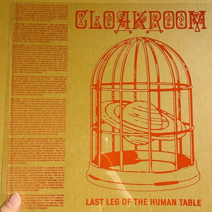 CLOAKROOM / Last Leg Of The Human Table  LP(SPLATTER)