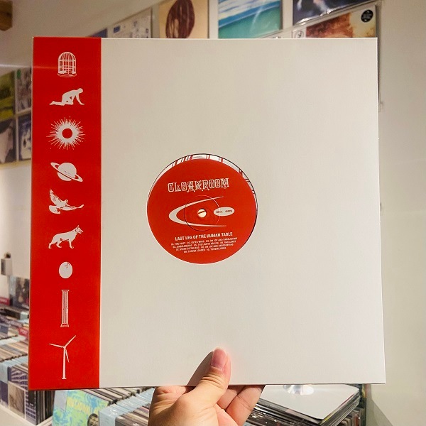 CLOAKROOM / Last Leg Of The Human Table LP(CLEAR W/GLITTER)