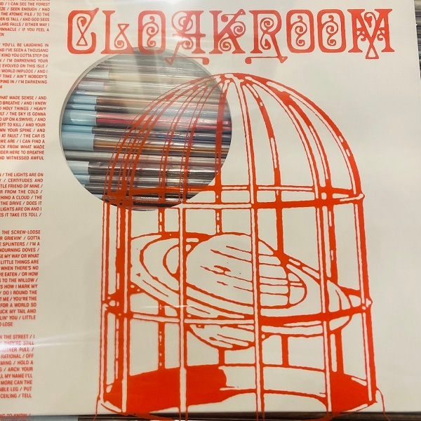 CLOAKROOM / Last Leg Of The Human Table LP(CLEAR W/GLITTER)