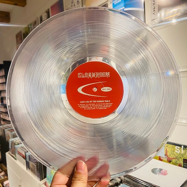 CLOAKROOM / Last Leg Of The Human Table LP(CLEAR W/GLITTER)