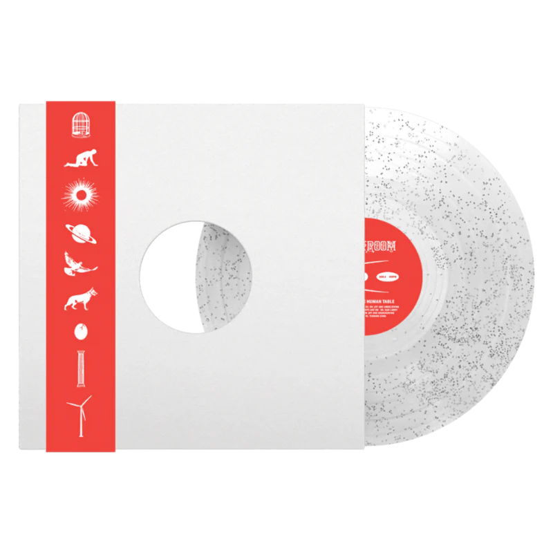 CLOAKROOM / Last Leg Of The Human Table LP(CLEAR W/GLITTER)