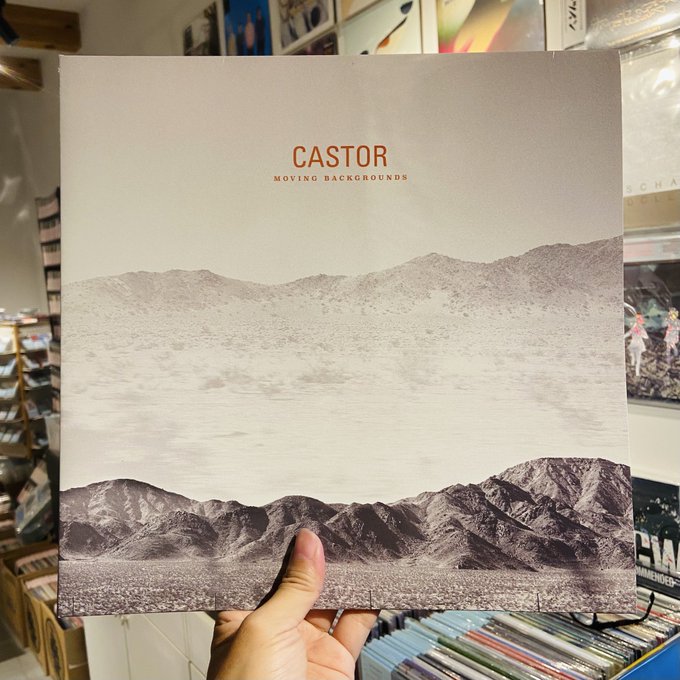 CASTOR / Moving Backgrounds 2xLP(CLEAR ORANGE/CLEAR)