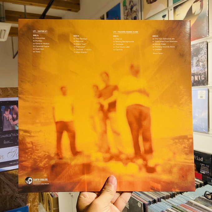 CASTOR / Moving Backgrounds 2xLP(CLEAR ORANGE/CLEAR)