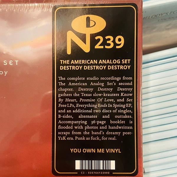 THE AMERICAN ANALOG SET / Destroy Destroy Destroy 6xLP BOX(APPLE)