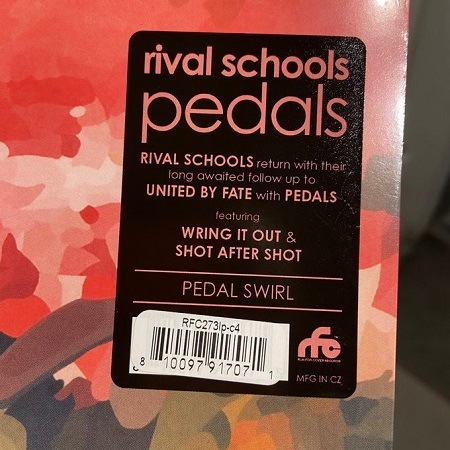 RIVAL SCHOOLS / Pedals  2xLP(PINK)