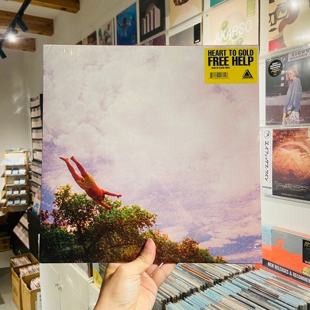 HEART TO GOLD / Free Help  LP(CLEAR/BLUE)