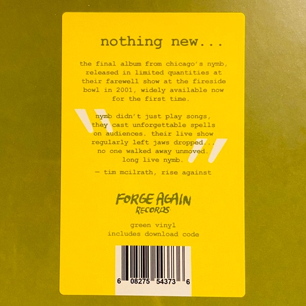 nymb / Nothing New... (2026 Remaster) LP(GREEN)+DL CODE