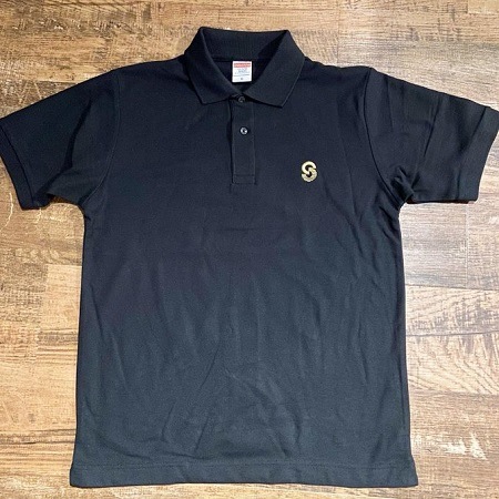 STIFFSLACK / stiffslack LOGO��POLO SHIRT(BLACK)