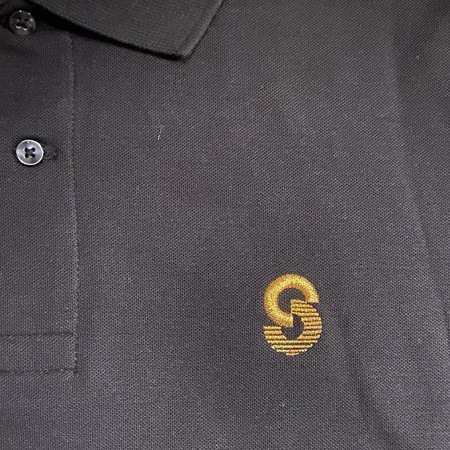 STIFFSLACK / stiffslack LOGO��POLO SHIRT(BLACK)