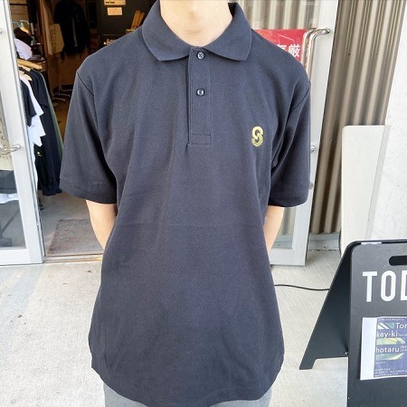 STIFFSLACK / stiffslack LOGO��POLO SHIRT(BLACK)