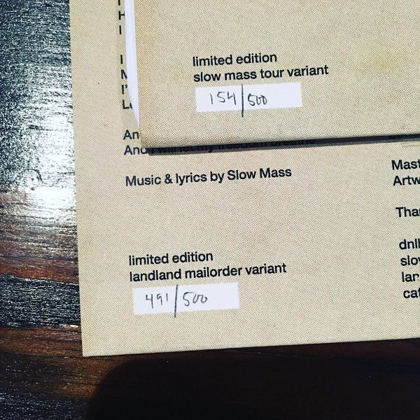 SLOW MASS / Music For Ears 1  7"+MP3