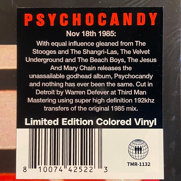 JESUS AND MARY CHAIN / Psychocandy LP(GOLD SWIRL)