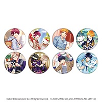 スタマイ　まとめ売り　クリアしおり38枚　缶バッジ33個　特典バッジ3個　ぬい他 A3!×Sanrio characters」グリッター缶バッジ54mm/公式イラスト（01