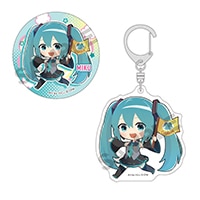 初音ミク』缶バッジ＆アクリルキーホルダーセット エンジョイ大阪2024