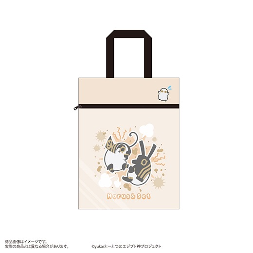 アニメ とーとつにエジプト神2 クリアポケット付きトートバッグ C ホルス セト メジェド アニメ とーとつにエジプト神2 スターマイン新作グッズ 22年8月 Star Mine Online Store