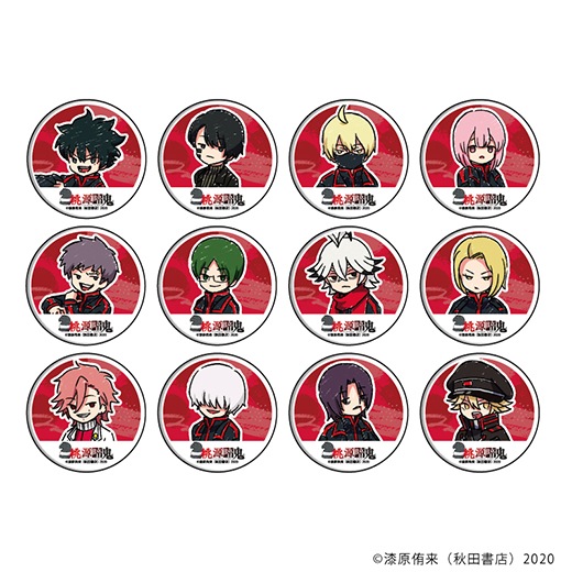 桃源暗鬼」缶バッジ/グラフアートイラスト(04/ブラインド)【BOX