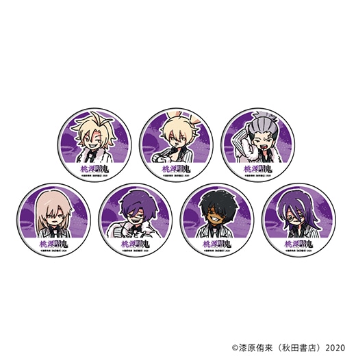 桃源暗鬼」缶バッジ/グラフアートイラスト(05/ブラインド)【BOX