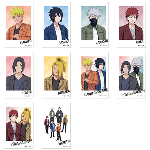NARUTO ナルト ブロマイドカード 16枚 NARUTO-ナルト- 疾風伝 カブセルジグソー【NARUTO】CC-JG04