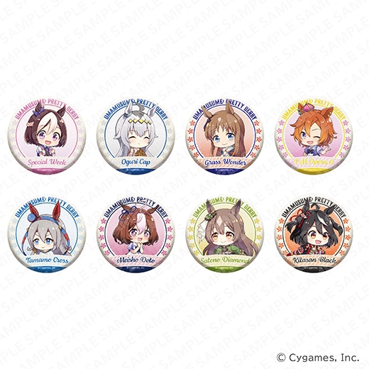 ウマ娘 プリティーダービー』にいてんご缶バッジ＋56【BOX