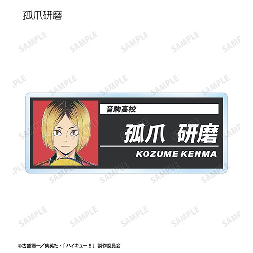 アニメ「ハイキュー!!」トレーディング Ani-Art 第6弾 アクリルネーム