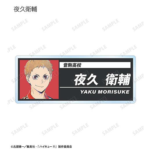 アニメ「ハイキュー!!」トレーディング Ani-Art 第6弾 アクリルネーム