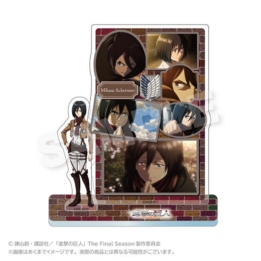 進撃の巨人』メモリーズアクリルマスコット ミカサ・アッカーマン